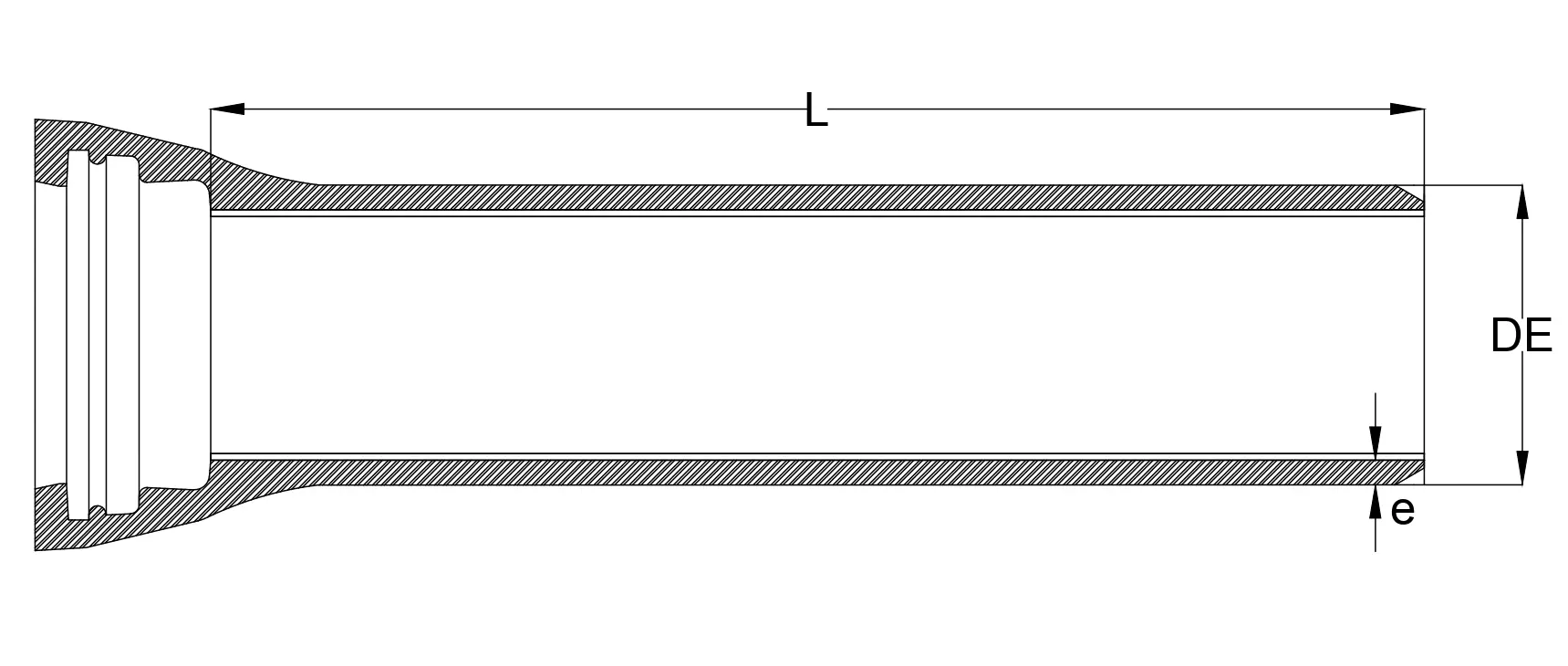 Ductile Iron Pipe Dimension